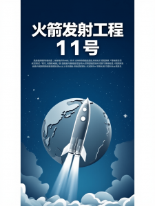 火箭模拟发射角色卡