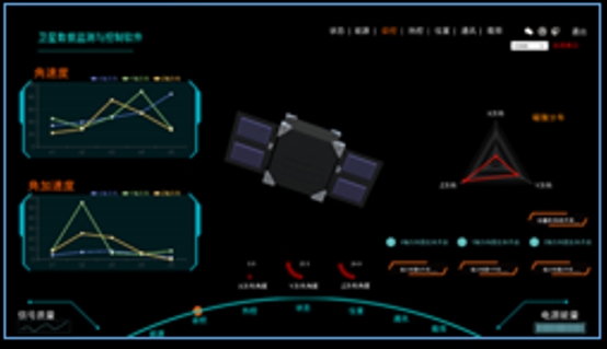 1U卫星软件界面立方体卫星教具航天教具石家庄航星科技有限公司
