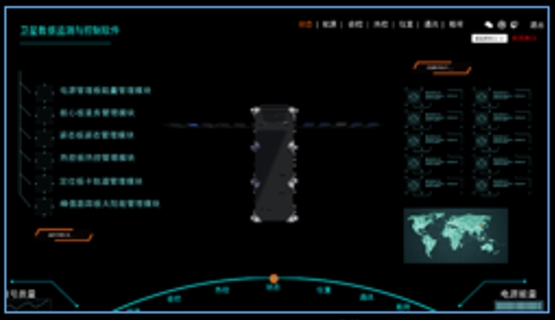 3U卫星软件界面立方体卫星教具卫星教具石家庄航星科技有限公司