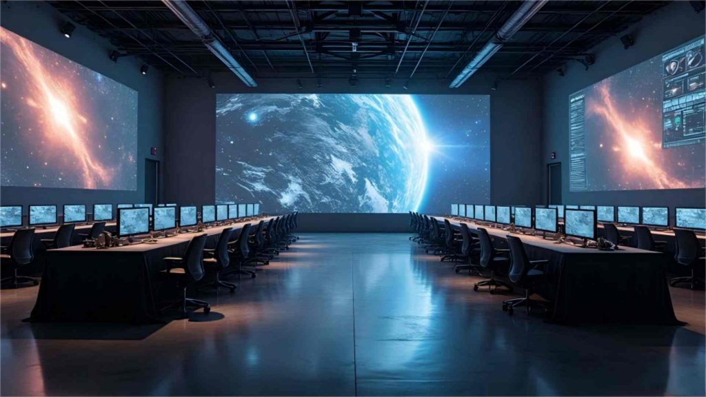 太空态势大厅​航天科普展厅石家庄航星科技有限公司